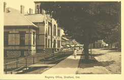 Sepia tone photograph of 24 St. Andrew Street, built in 1910