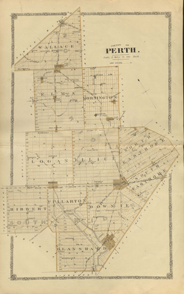 Atlas Map of the County of Perth, 1879