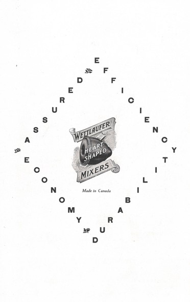 Wettlaufer Brothers and Son pamphlet advertising their cement mixers/
