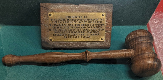 WH Golding Gavel
