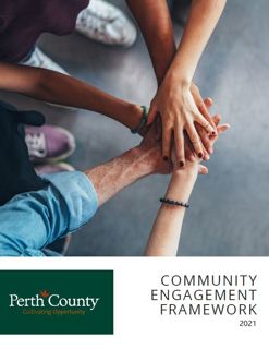 Cover of the Community Engagement Framework